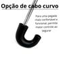 Imagem de Guarda Chuva Preto Sombrinha Compacto Manual Masculino