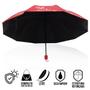 Imagem de Guarda chuva Reforçado com Proteção Solar Grande Amplitude Tecido Resistente Cabe na Bolsa Abertura Manual - BORBOLETA