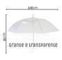 Imagem de Guarda chuva sobrinha transparente