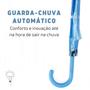 Imagem de Guarda Chuva Transparente Automático Eventos Decoração Adul. - Vermelho