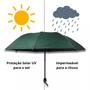 Imagem de Guarda Chuva Uv Protetor Solar Grande Resistente Cores