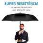 Imagem de Guarda Chuvas Tamanho Compacto Automático Cabe Na Mochila Cabo Emborrachado