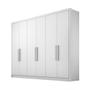 Imagem de Guarda Roupa 100% MDF 6 Portas 8 Gavetas Branco