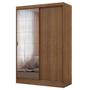 Imagem de Guarda-Roupa 2 Portas de Correr com Espelho Rustic Max Madesa