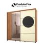 Imagem de Guarda Roupa 240cm 2 Portas com Espelho e 4 Gavetas 100% MDF
