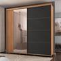 Imagem de Guarda Roupa 240cm 2 Portas com Espelho e 4 Gavetas 100% MDF
