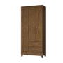 Imagem de Guarda Roupa 3 Portas Lima Castanho Wood 951331 Moval