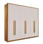 Imagem de Guarda Roupa 6 Portas 6 Gavetas 100% MDF Anápolis - Móveis Valverde - Off White/Cinamomo