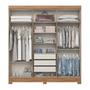 Imagem de Guarda-roupa 6 Portas com Espelho 3 Gavetas B367