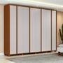 Imagem de Guarda-roupa 8 Portas 6 Gavetas 100% Mdf com Pés Ergon