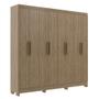 Imagem de Guarda Roupa 8 Portas 8 Prateleiras Wood - Decibal