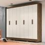 Imagem de Guarda Roupa 8 Portas Diplomata Castanho Wood Baunilha 911391 Moval