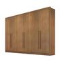 Imagem de Guarda Roupa Casal 100% MDF 6 Portas 6 Gavetas - Robust -Cumaru - Móveis Novo Horizonte