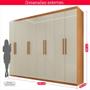 Guarda-Roupa Casal 100% MDF 8 Portas e 4 Gavetas Herrera - Tudo de Móveis - TudoDeMóveis Imagem de Guarda-Roupa Casal 100% MDF 8 Portas e 4 Gavetas Herrera - Tudo de Móveis