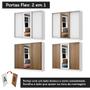Imagem de Guarda Roupa Casal 100%Mdf Madesa Eros 3 Portas BR/Rustic
