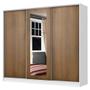 Imagem de Guarda Roupa Casal 100%Mdf Madesa Eros 3 Portas BR/Rustic