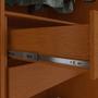 Imagem de Guarda Roupa Casal 2 Portas 4 Gavetas com Pés Com Espelho Velaris - Lopas