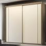 Imagem de Guarda Roupa Casal 2 Portas MDF Ripado 2,07 m Imperium Belmax