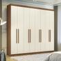 Imagem de Guarda Roupa Casal 238cm 8 Portas 4 Gavetas Master New Santos Andirá