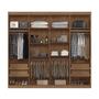 Imagem de Guarda Roupa Casal 238cm 8 Portas 4 Gavetas Master New Santos Andirá