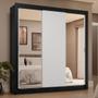 Imagem de Guarda-Roupa Casal 3 Portas de Correr com Espelhos 4 Gavetas Sublime Plus Madesa