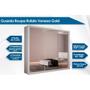 Imagem de Guarda Roupa Casal 3 Portas de Correr e 4 Gavetas c/ Espelho Veneza Gold Branco - Rufato