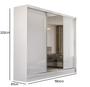 Guarda Roupa Casal 3 Portas Plata - Demóbile Imagem de Guarda Roupa Casal 3 Portas Plata