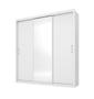 Imagem de Guarda Roupa Casal 3 Portas Residence 32230 Branco Demóbile - LBMSHOP