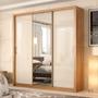 Imagem de Guarda Roupa Casal 3 Portas Residence Amendola Off White  Demobile