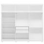 Imagem de Guarda Roupa Casal 6 Portas 2 Gavetas 4 Prateleiras Venice com Pés Branco - Demóbile