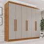 Guarda-Roupa Casal 6 Portas 2 Gavetas França - Espresso Móveis Imagem de Guarda-Roupa Casal 6 Portas 2 Gavetas França