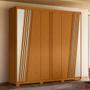 Imagem de Guarda Roupa Casal 6 Portas 240cm Ouro Verde Cinamomo/Off White - Albatroz