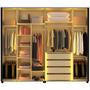 Imagem de Guarda-roupa Casal 6 Portas com 2 Portas Reflecta com Pés com Led Innova