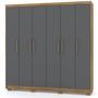 Imagem de Guarda-Roupa Casal 6 Portas com 6 Gavetas Sevilla