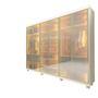 Imagem de Guarda-roupa Casal 6 Portas, com 6 Portas Reflecta com Pés com Led Imperatriz 100% Mdf