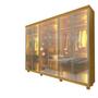 Imagem de Guarda-roupa Casal 6 Portas com 6 Portas Reflecta com Pés com Led Imperatriz Naturale