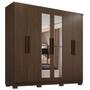 Imagem de Guarda Roupa Casal 6 Portas com Espelho 4 Gavetas Sevilha Prime 100 MDF Imop Móveis