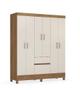 Imagem de Guarda Roupa Casal 6 Portas Flash ll 62920 Amendola Off White Demóbile - LBMSHOP