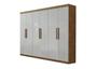 Imagem de Guarda Roupa Casal 6 Portas Leblon 100% MDF D Doro Móveis -Ypê/Off White