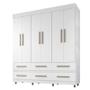 Imagem de Guarda Roupa Casal 66020 Branco  Araplac