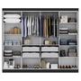 Guarda Roupa Casal 8 Portas 4 Gavetas Paris Espresso Móveis Imagem de Guarda Roupa Casal 8 Portas 4 Gavetas Paris Espresso Móveis