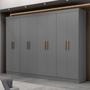 Guarda Roupa Casal 8 Portas 4 Gavetas Paris Espresso Móveis Imagem de Guarda Roupa Casal 8 Portas 4 Gavetas Paris Espresso Móveis