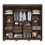 Imagem de Guarda Roupa Casal 8 Portas e 04 Gavetas Milano Premium Cinamomo/Off White Imop