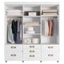 Imagem de Guarda Roupa Casal Ambiente E37020 Branco - Araplac