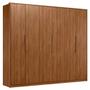 Imagem de Guarda Roupa Casal Atrice 6 Portas Nogueira Touch Demóbile - Demartêz