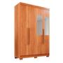 Imagem de Guarda-Roupa Casal com Pé 4 Portas com Espelho 2 Gavetas Recife Sallêto Móveis