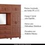 Imagem de Guarda Roupa Casal Decorativo Alonso Madeira 10 Portas Com Capela Imbúia G74 - Gran Belo