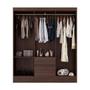 Guarda-Roupa Casal Flash 6 PT 2 GV Café - Modern Imagem de Guarda-Roupa Casal Flash 6 PT 2 GV Café