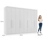 Imagem de Guarda Roupa Casal Grande Master New 8 Portas 4 Gavetas Santos Andira
