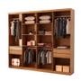 Imagem de Guarda Roupa Casal Hera Premium com Espelho 8 Portas e 4 Gavetas MDF Moderna